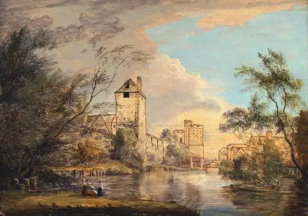 Sandby, Paul: An Unfinished View of the West Gate, Canterbury, c.1790-1800