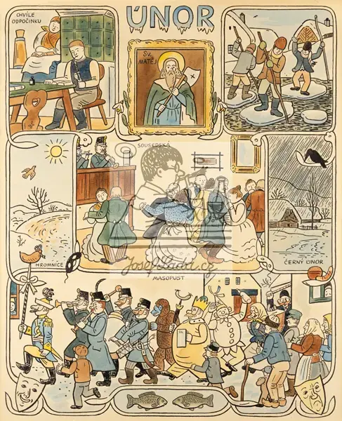Lada, Josef: Zyklus der 12 Monate - Februar 1941