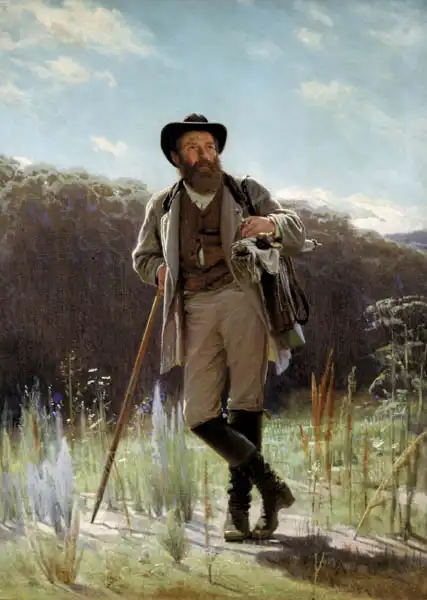 Kramskoy, Ivan Nikolaevich: Portrait of Ivan Ivanovich Shishkin (1832-98)
