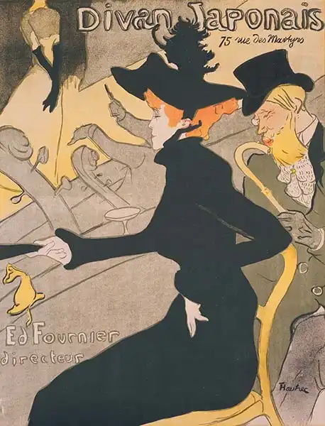 Toulouse-Lautrec, H.: Poster advertising Le Divan Japonais