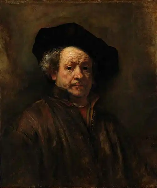 Rembrandt, van Rijn: Autoportrét