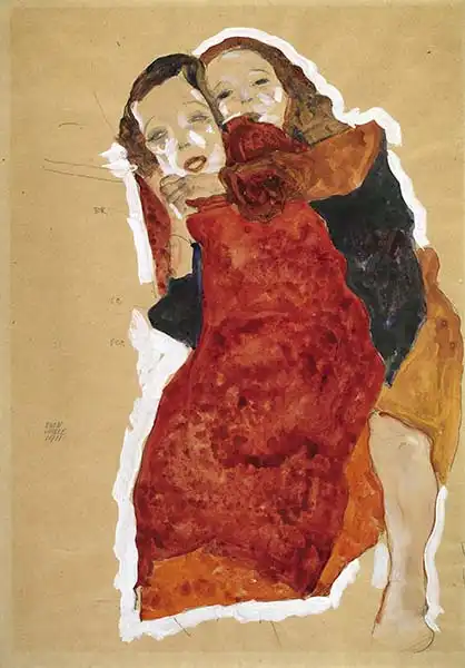 Schiele, Egon: Dvě dívky