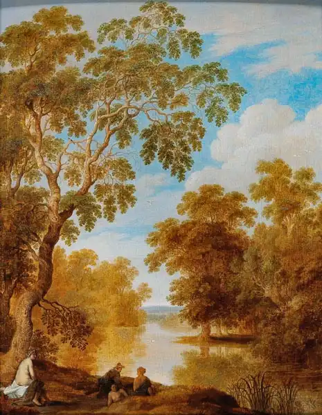 Lisse, Dirck van der: Říční krajina 