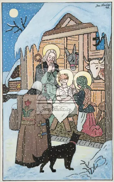 Lada, Josef: Jesus Was Born 1948