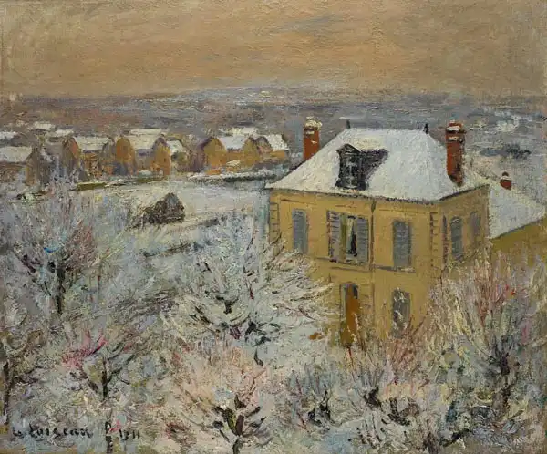 Loiseau, Gustave: House in Winter