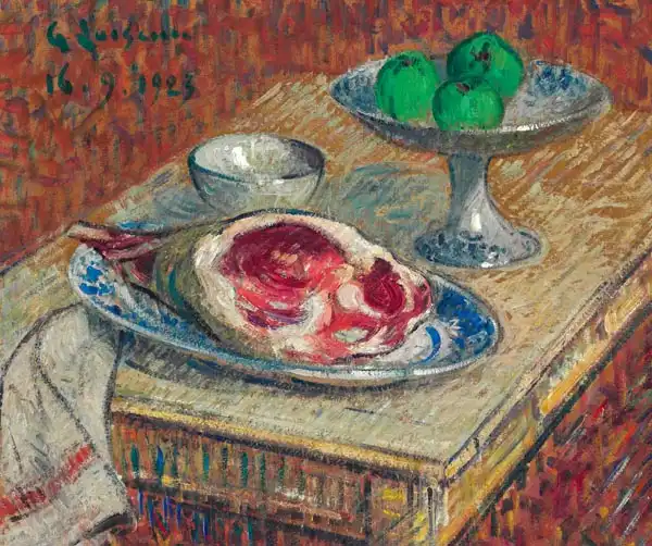 Loiseau, Gustave: Meat still life