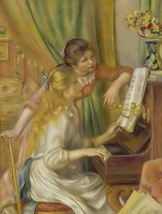 Renoir, Auguste: Girls at the Piano