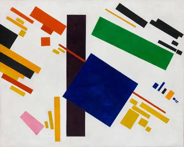 Malevich, Kazimir Severinovich: Suprematistická kompozice 