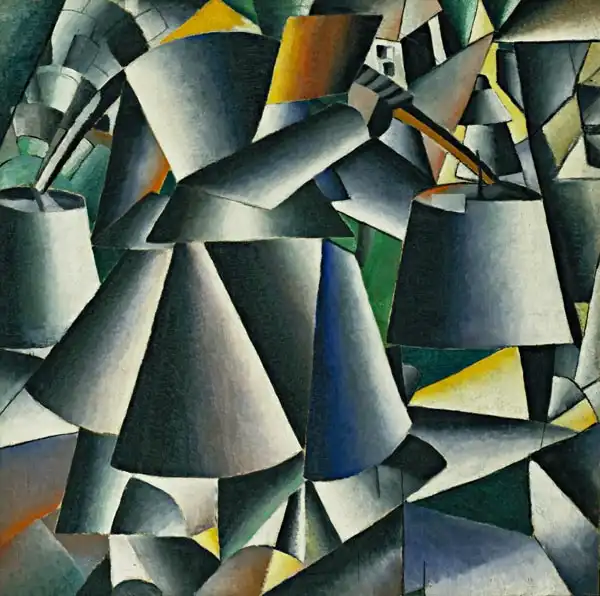 Malevich, Kazimir Severinovich: Frau mit Eimer
