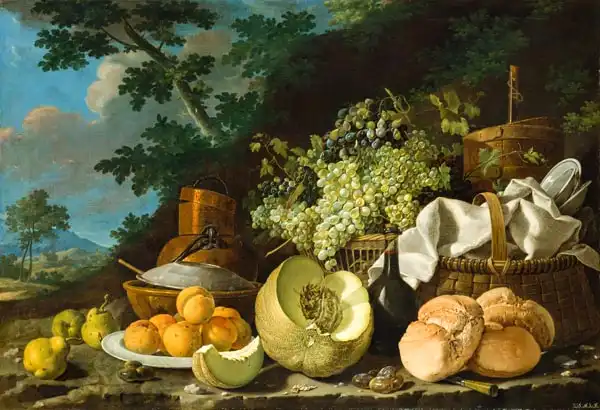 Meléndez, Luis: The Afternoon Meal 