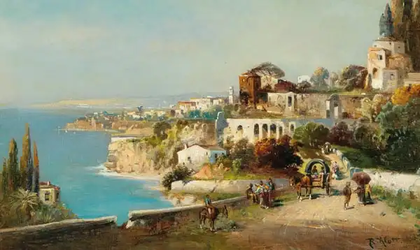 Alott, Robert: Italian Coastal Town