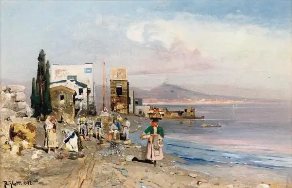 Alott, Robert: Fisherfolk on the neapolitan coast
