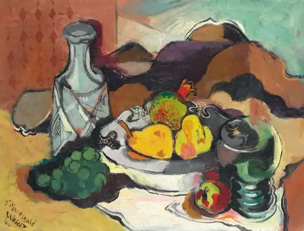 Macdonald-Wright, S.: Stillleben mit grünem Becher