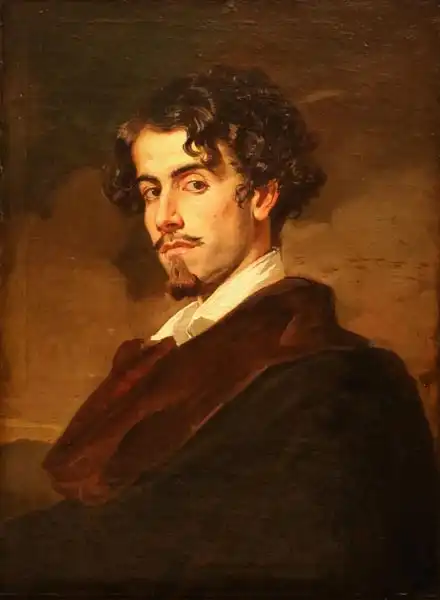 Bécquer, Valeriano D.: Portrét Gustava Adolfa Becquera