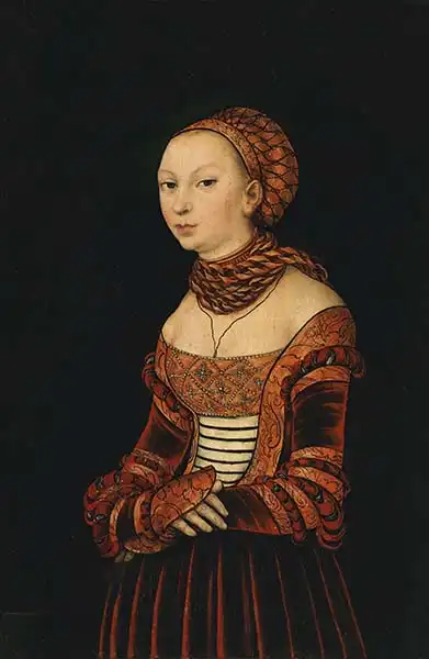 Cranach, Lucas: Portrét mladé ženy