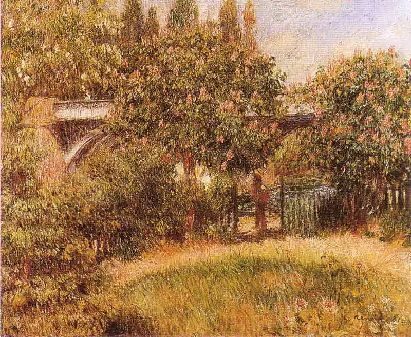 Renoir, Auguste: Železniční most u Chatou