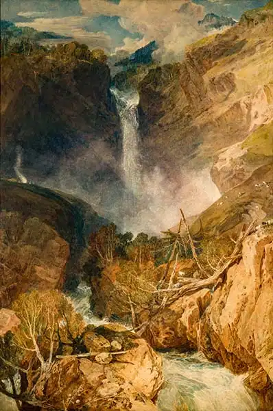 Turner, William: Velké vodopád v Reichenbachu