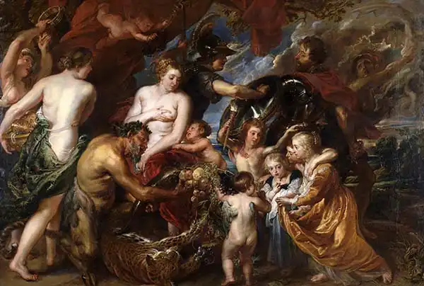 Rubens, Peter Paul: Minerva Protects Pax from Mars (Peace and War)