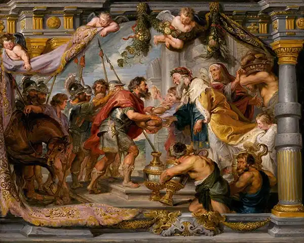 Rubens, Peter Paul: Meeting of Abraham and Melchizedek