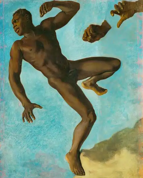 Chassériau, Théodore: Study of a Nude Negro