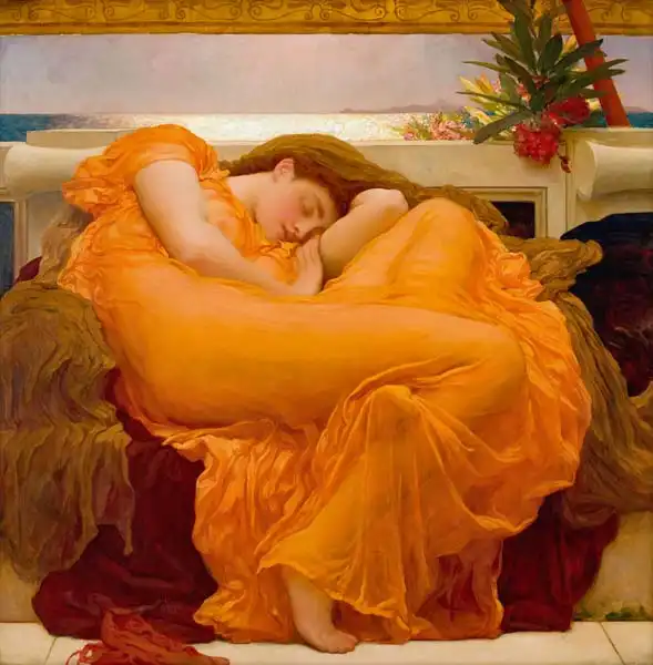 Leighton, Frederick: Flaming June