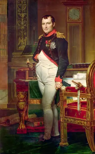 David, Jacques-Louis: Napoleon Bonaparte v pracovně