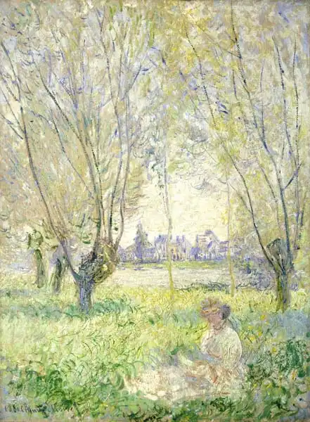 Monet, Claude: Woman seated under the Willows