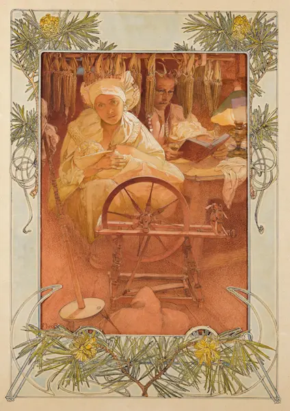 Mucha, Alfons: Blessed are the peaceful ones