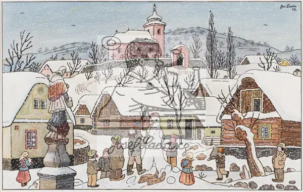 Lada, Josef: Children in Winter 1943