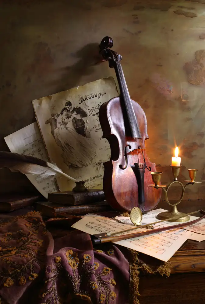 Morozov, Andrey: Natura morta con violino