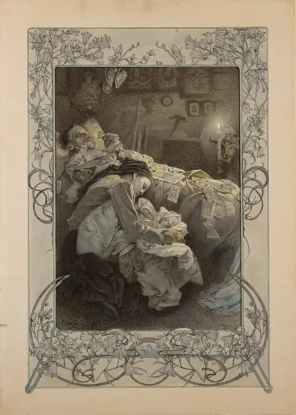 Mucha, Alfons: Blahoslavení lkající