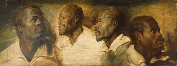 Rubens, Peter Paul: Four Studies of Male Head