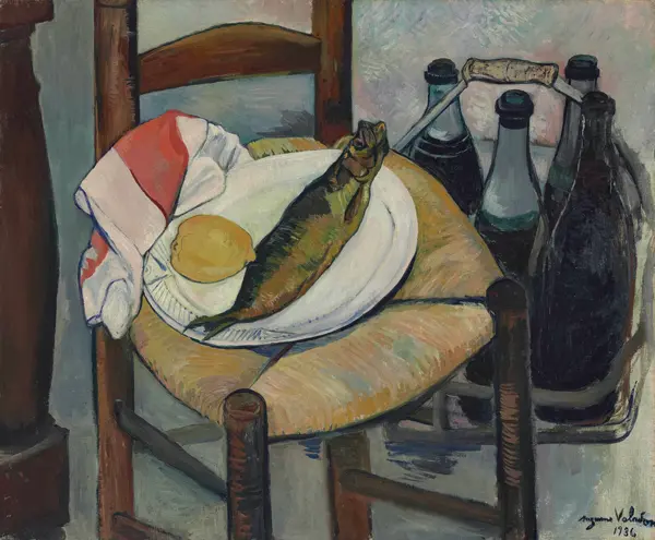 Valadon, Suzanne: Zátiší se sleděm (Nature morte au hareng)