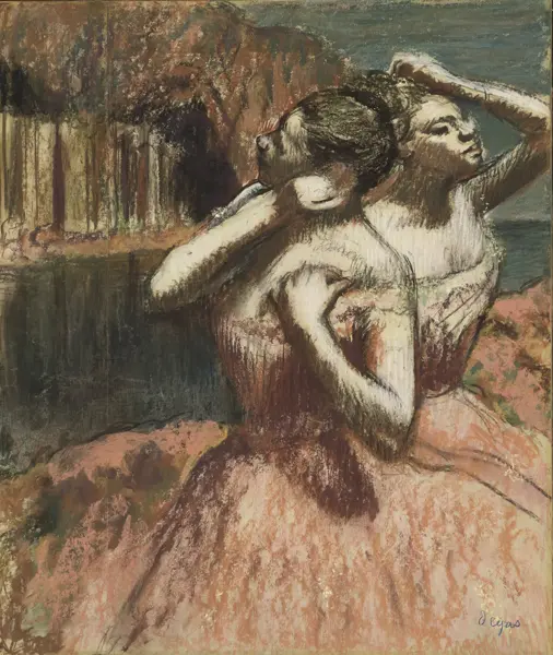 Degas, Edgar: Two Dancers