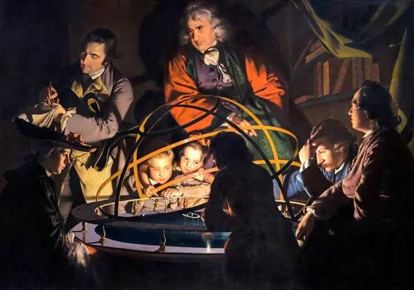 Wright, Joseph:  A Philosopher Lecturing on the Orrery