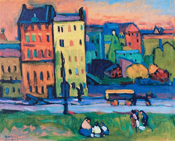 Kandinsky, Wassily: Maisons à Munich