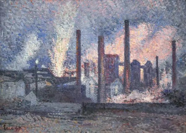 Luce, Maximilien: Study for Factories near Charleroi