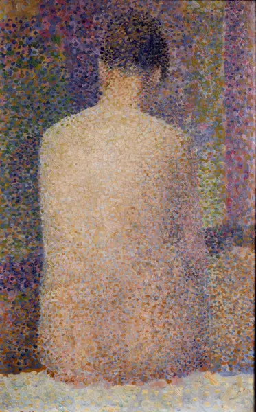 Seurat, Georges: Modell von hinten