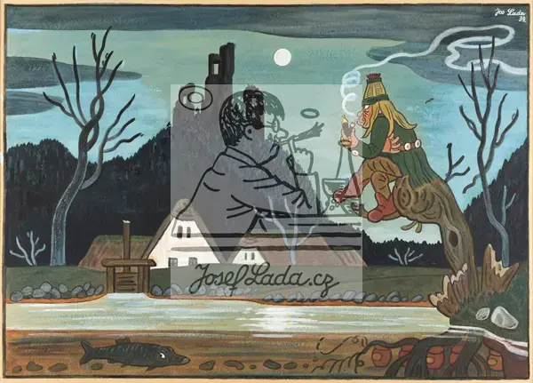 Lada, Josef: Water Goblin at the Mill 1939