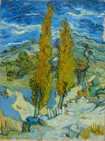 Gogh, Vincent van: Peupliers sur la route