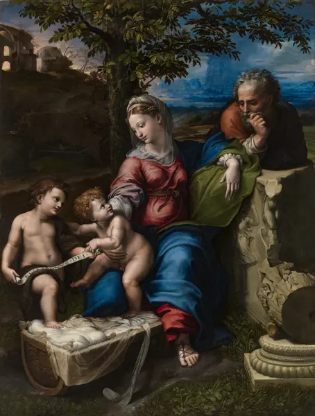 Raffael: La Sainte Famille sous le Chêne