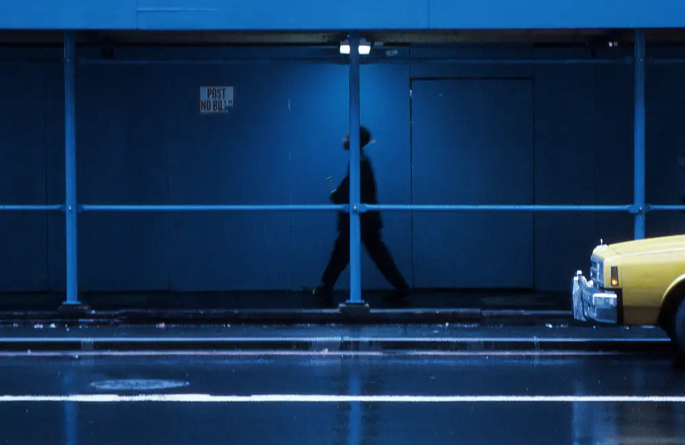 Matthes, Dieter: Gelbes Auto (aus der Serie „New York Blues“)