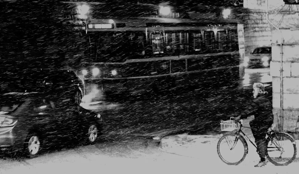 Wang, Jian: Strada che nevica