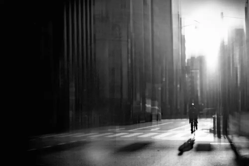 Tsuchida, Teruhiko: strada,una mattina tranquilla