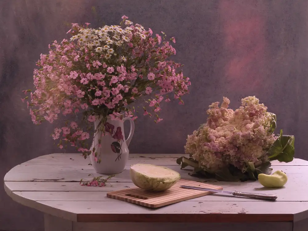 UstinaGreen: StillLife in rosa Farbe