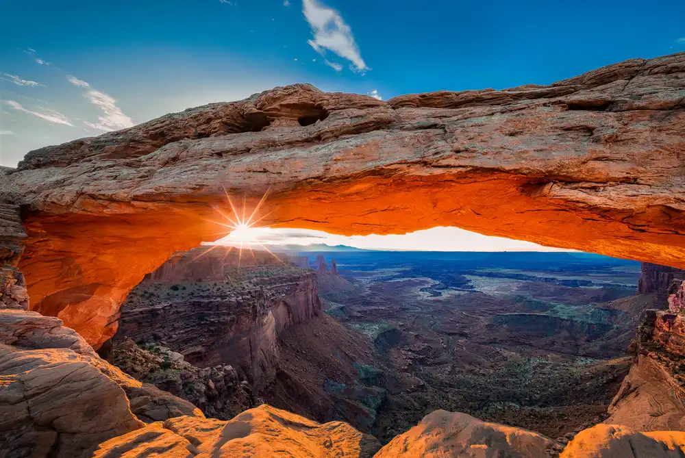 Zheng, Michael: Sonnenaufgang am Mesa Arch
