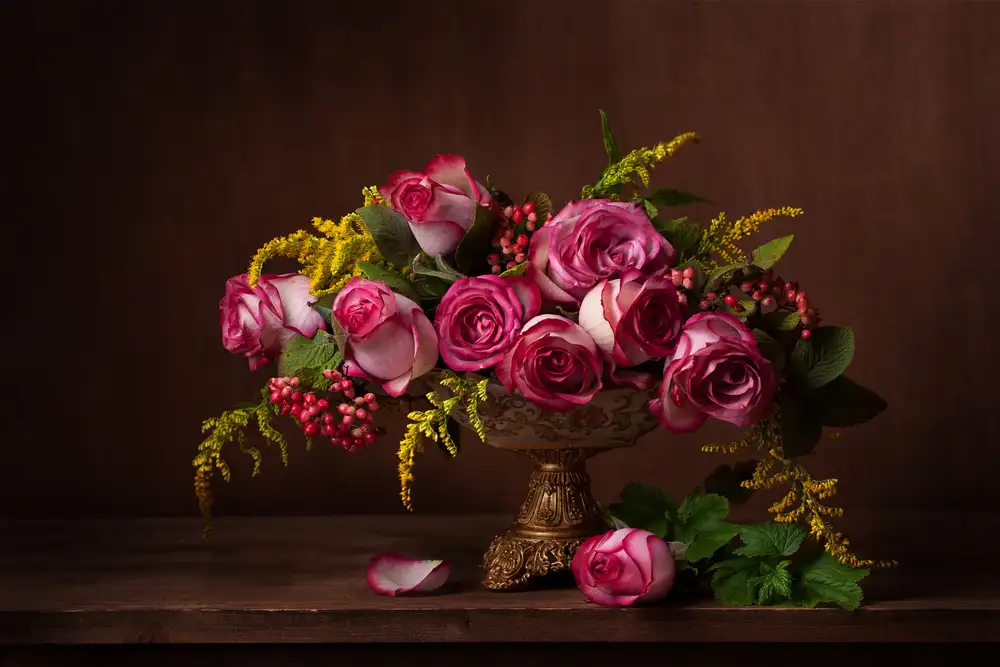 Lankina, Alina: Stillleben mit Rosen