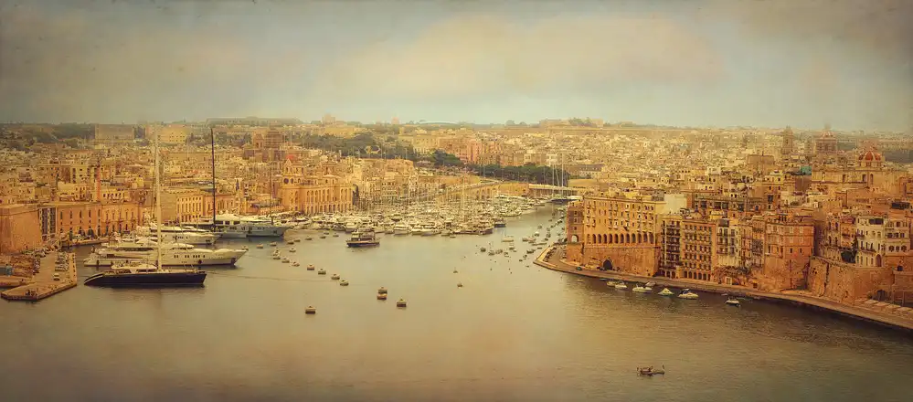 Deelen, van Ellen: Blick von Upper Barakka,Valletta,Malta