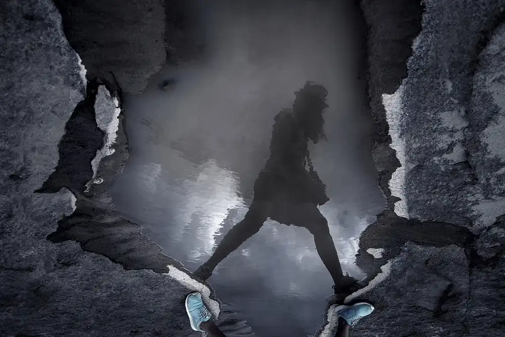 Khemkum, Ekkachai: Camminatore blu