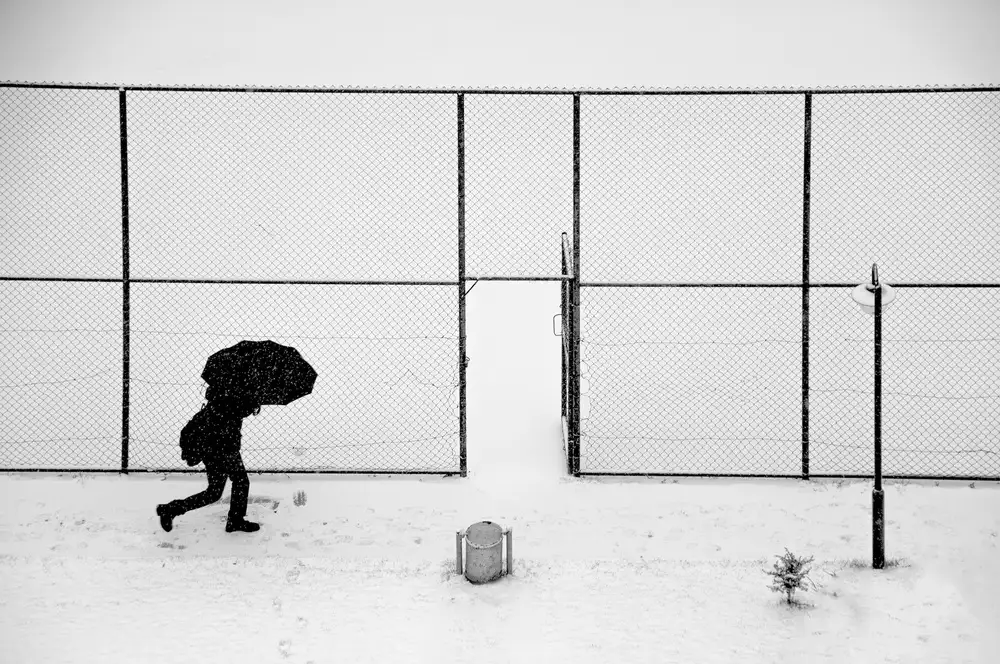 GÖKMEN, Fatma: nevicando forte